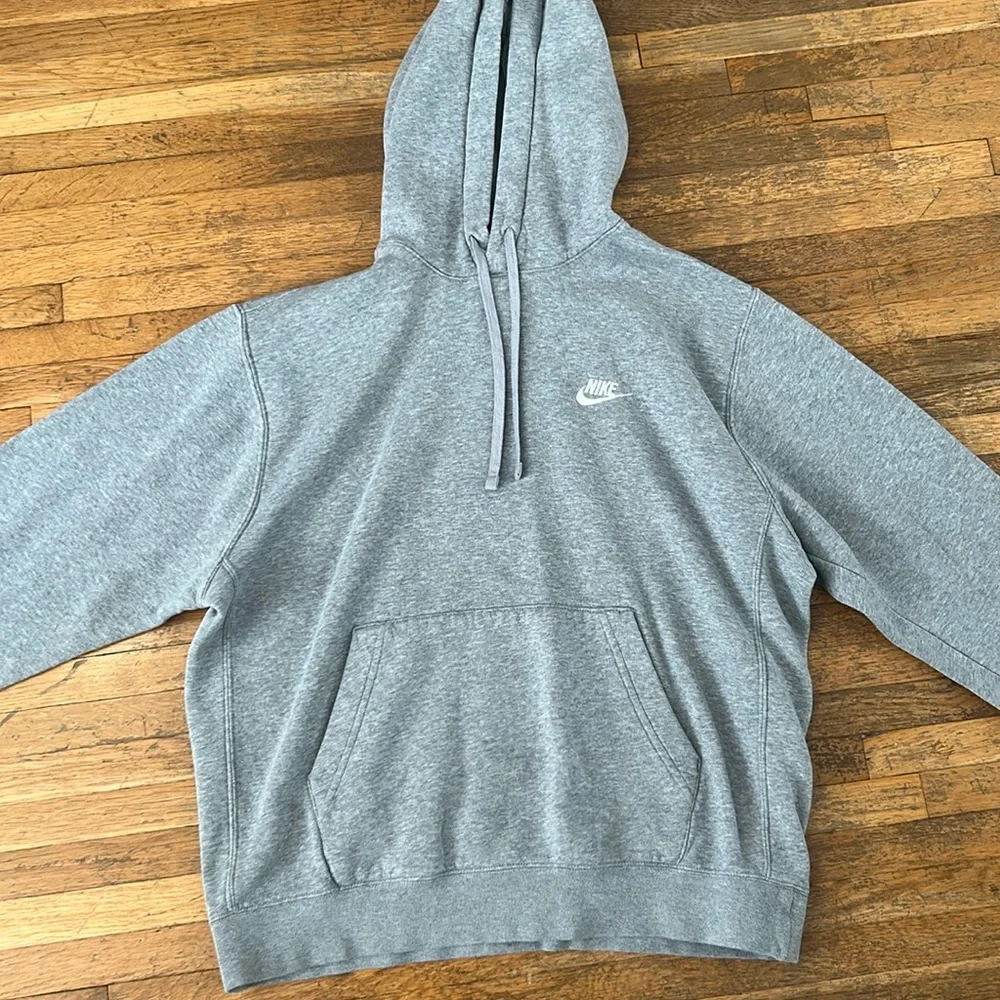 Grey Nike hoodie size medium